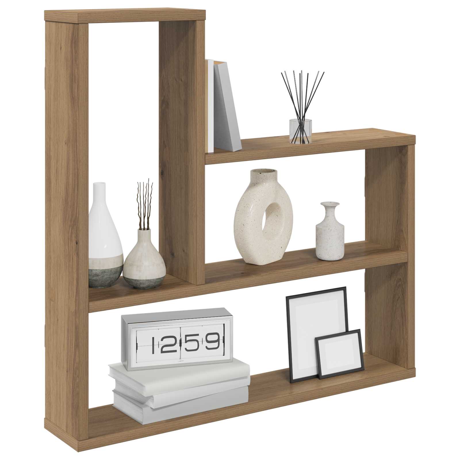 Ράφι Τοίχου Artisan Δρυς 60 x 11 x 60 εκ. Επεξεργασμένο Ξύλο - Pakobazaar