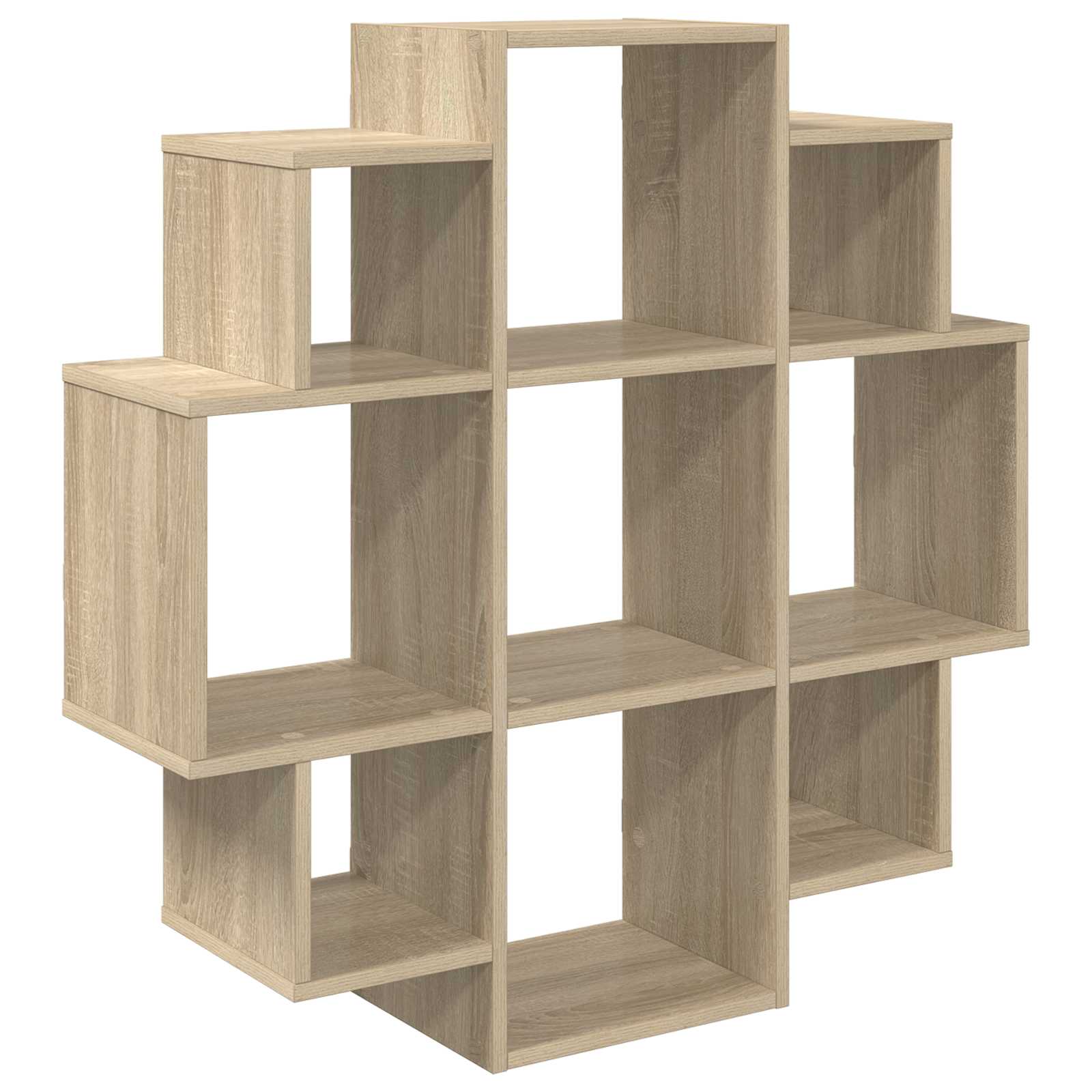Ράφι Τοίχου Sonoma Δρυς 90 x 25 x 90 εκ. Επεξεργασμένο Ξύλο