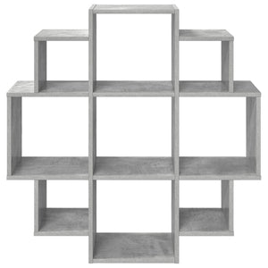 Ράφι Τοίχου Γκρι Σκυροδέματος 90 x 25 x 90 εκ. - Pakobazaar