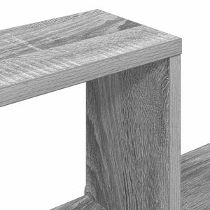 Ράφι Τοίχου Γκρι Sonoma 90 x 25 x 90 εκ. Επεξεργασμένο Ξύλο - Pakobazaar