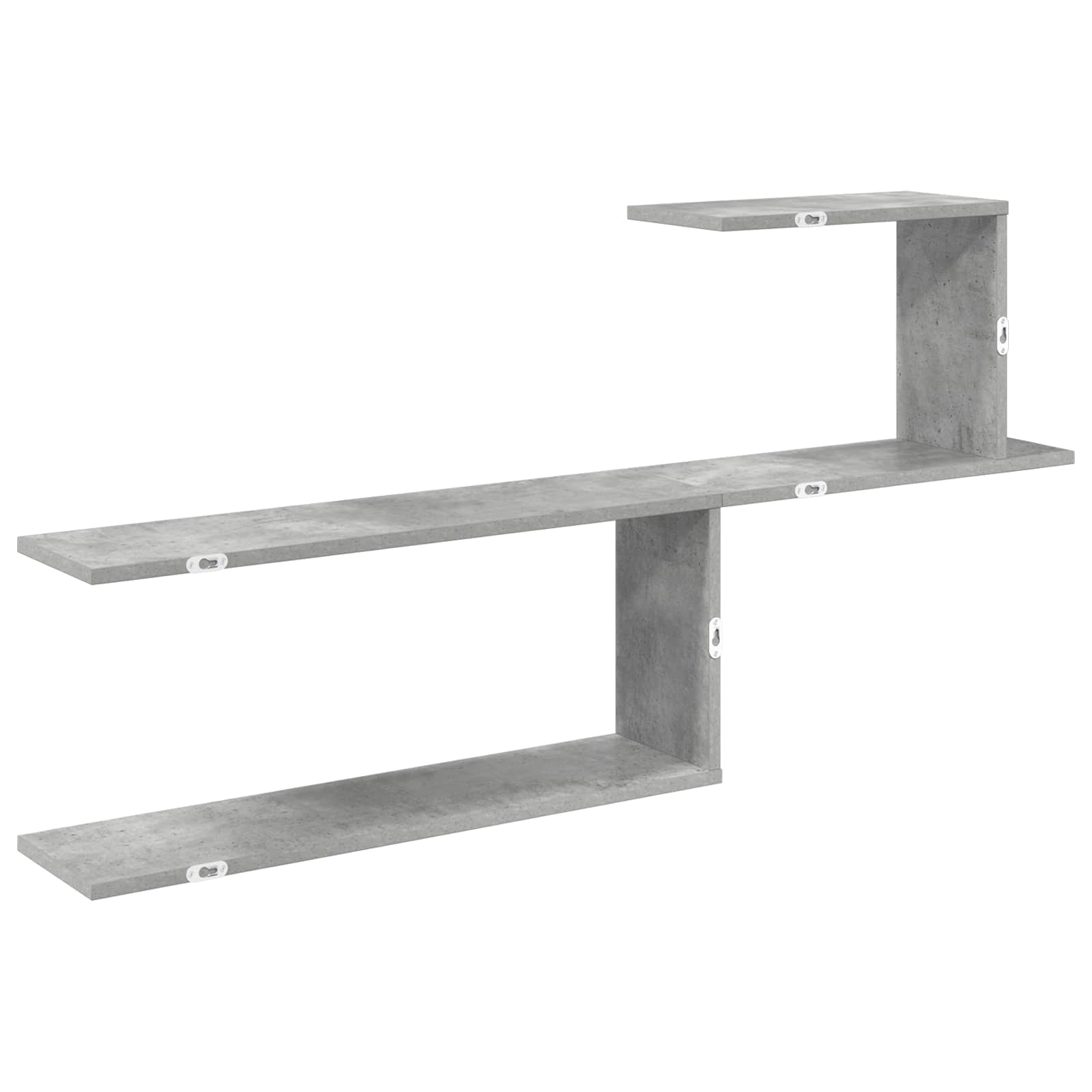 Ράφι Τοίχου Γκρι Σκυροδέματος 122 x 18 x 60 εκ. - Pakobazaar