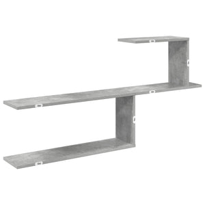 Ράφι Τοίχου Γκρι Σκυροδέματος 122 x 18 x 60 εκ. - Pakobazaar
