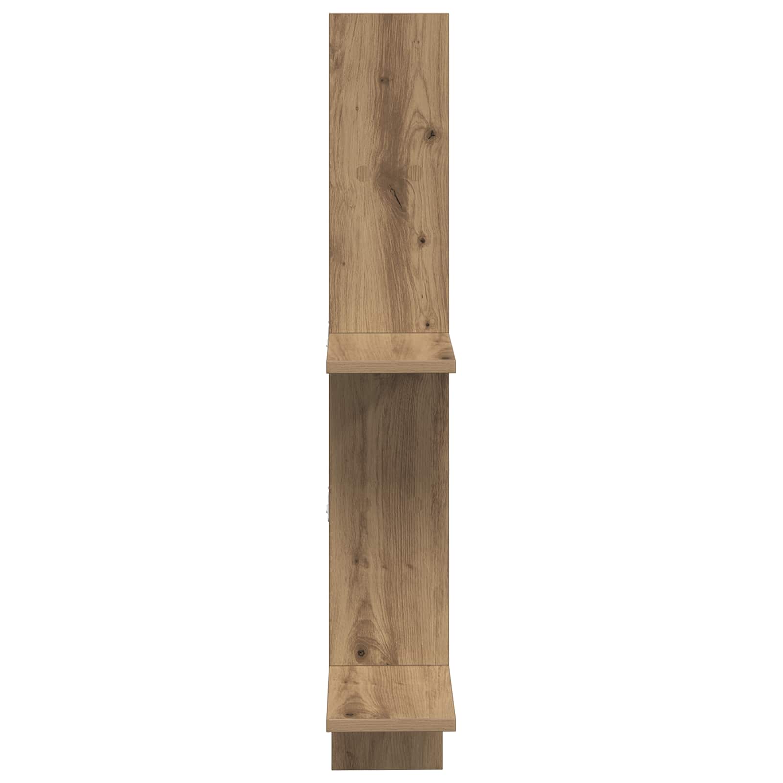 Ράφι Τοίχου Artisan Δρυς 61 x 15 x 102 εκ Επεξεργασμένο Ξύλο