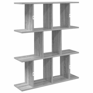 Ράφι Τοίχου Γκρι Sonoma 80 x 20 x 96 εκ. Επεξεργασμένο Ξύλο - Pakobazaar