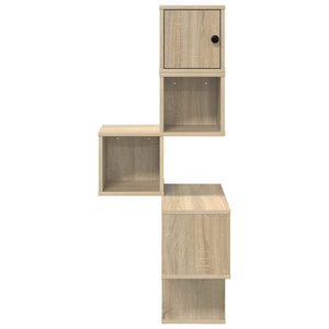 Ράφι Γωνίας Τοίχου Sonoma Δρυς 48 x 48 x 120 εκ. - Pakobazaar