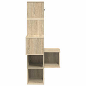 Ράφι Γωνίας Τοίχου Sonoma Δρυς 48 x 48 x 120 εκ. - Pakobazaar