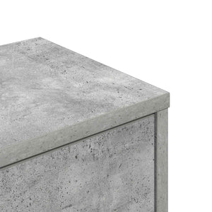 Ράφι Γωνίας Τοίχου Γκρι Σκυροδέματος 48 x 48 x 120 εκ. - Pakobazaar