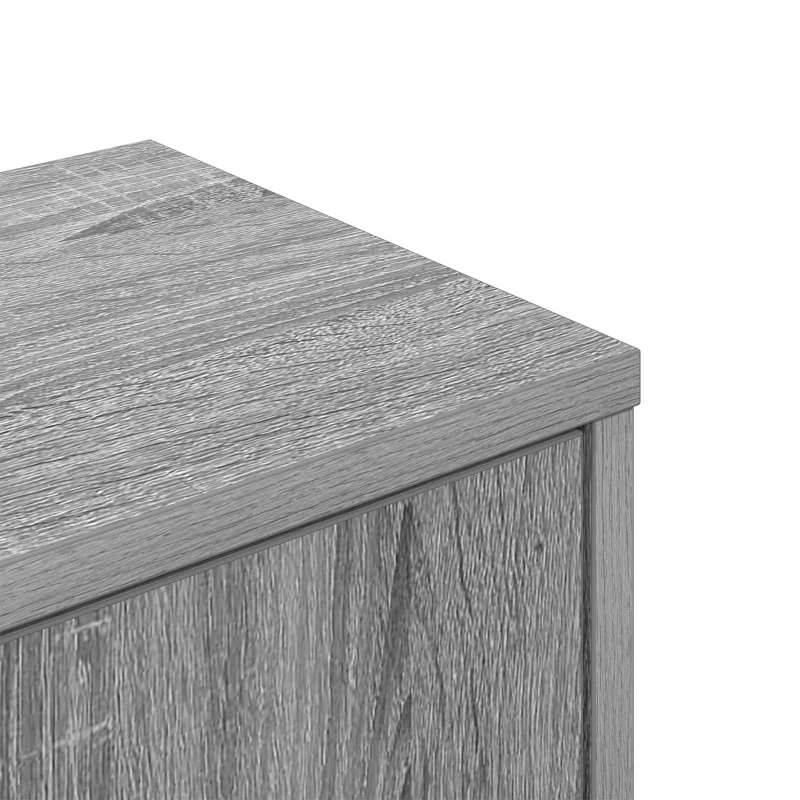 Ράφι Γωνίας Τοίχου Γκρι Sonoma 48 x 48 x 120 εκ. - Pakobazaar