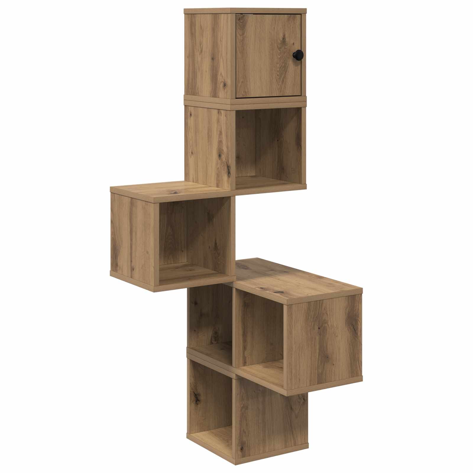 Ράφι Γωνίας Τοίχου Artisan Δρυς 48 x 48 x 120 εκ.