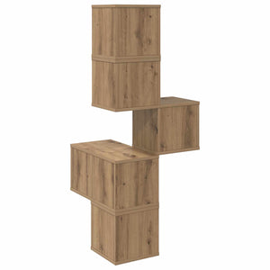 Ράφι Γωνίας Τοίχου Artisan Δρυς 48 x 48 x 120 εκ. - Pakobazaar