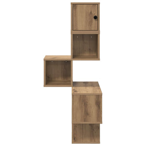 Ράφι Γωνίας Τοίχου Artisan Δρυς 48 x 48 x 120 εκ. - Pakobazaar