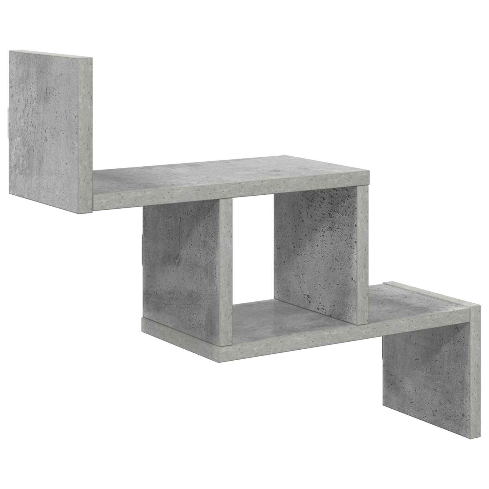 Ράφι Τοίχου Γκρι Σκυροδέματος 48 x 15 x 42 εκ