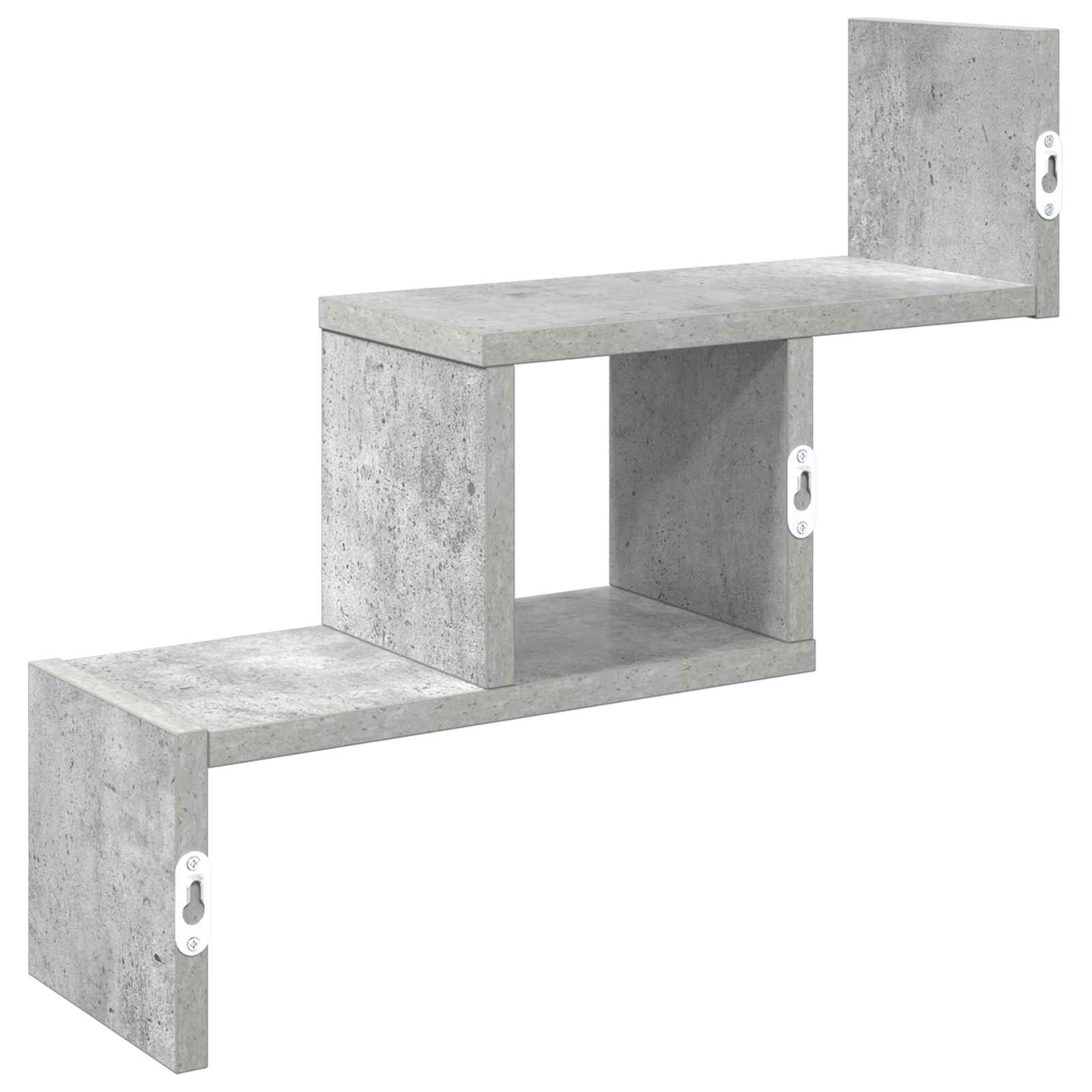 Ράφι Τοίχου Γκρι Σκυροδέματος 48 x 15 x 42 εκ