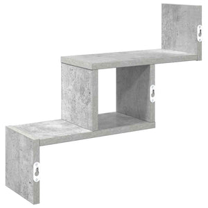 Ράφι Τοίχου Γκρι Σκυροδέματος 48 x 15 x 42 εκ - Pakobazaar