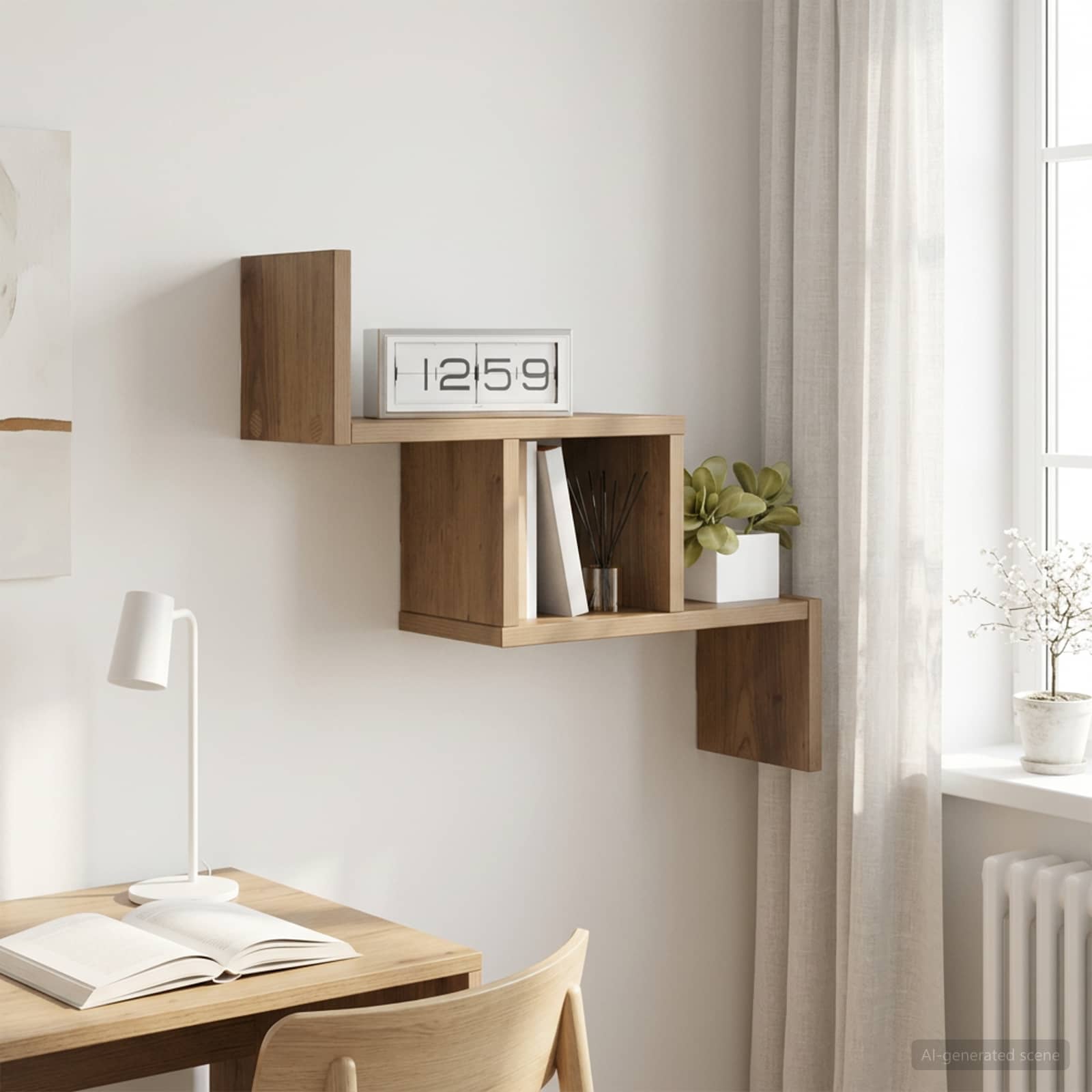 Ράφι Τοίχου Artisan Δρυς 48 x 15 x 42 εκ Επεξεργασμένο Ξύλο