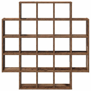 Ράφι Τοίχου Παλαιωμένο ξύλο 100 x 13 x 100 εκ - Pakobazaar