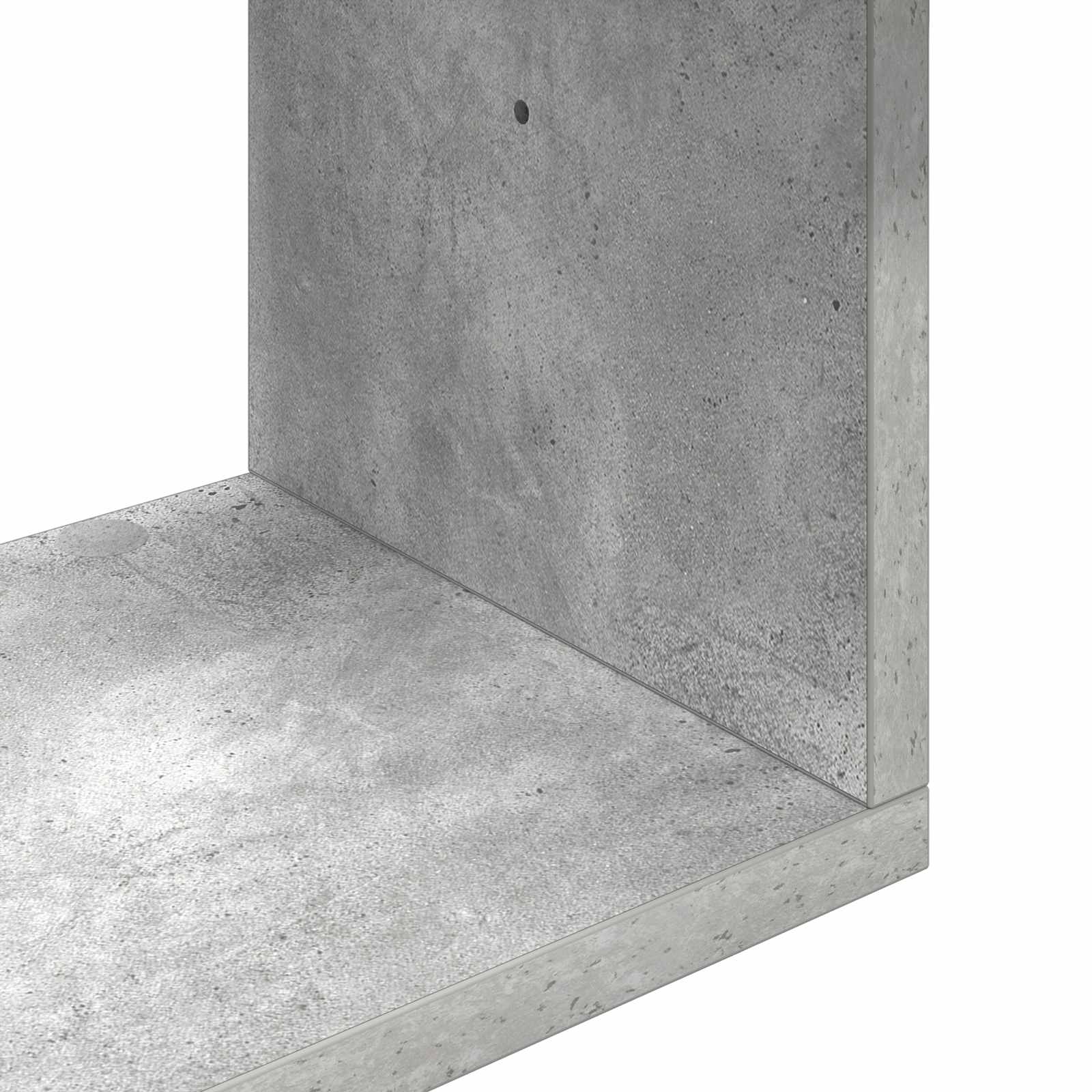 Ράφι Τοίχου Γκρι Σκυροδέματος 60 x 12 x 50,5 εκ - Pakobazaar