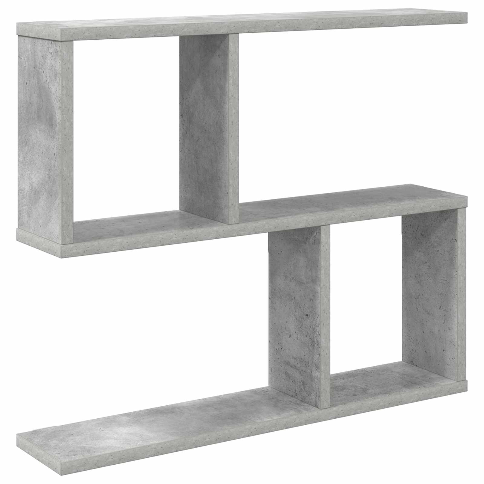 Ράφι Τοίχου Γκρι Σκυροδέματος 60 x 12 x 50,5 εκ - Pakobazaar