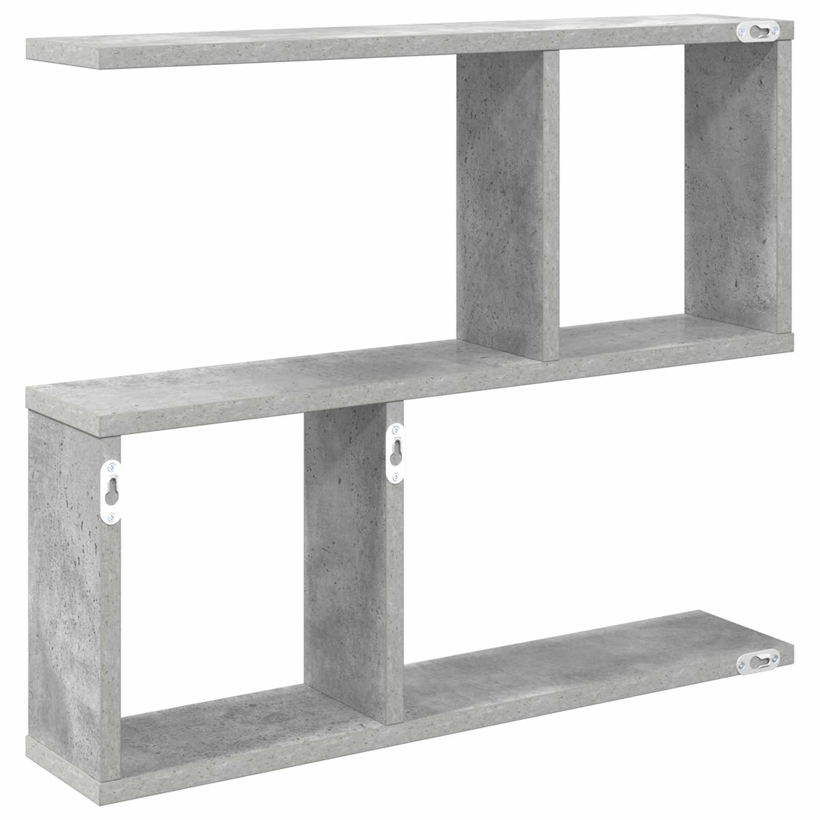 Ράφι Τοίχου Γκρι Σκυροδέματος 60 x 12 x 50,5 εκ - Pakobazaar