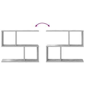 Ράφι Τοίχου Γκρι Σκυροδέματος 60 x 12 x 50,5 εκ - Pakobazaar