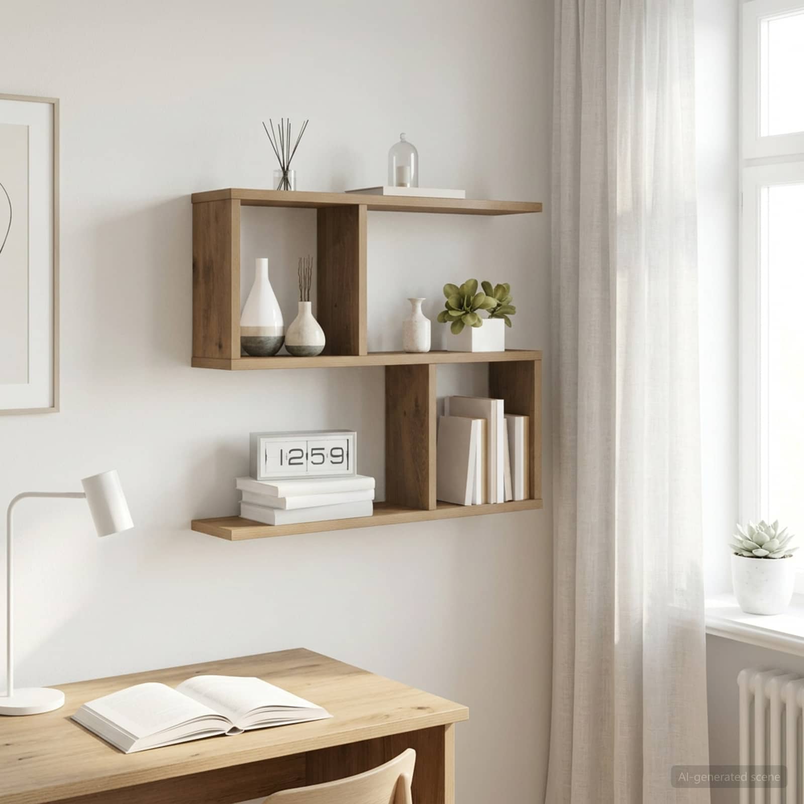 Ράφι Τοίχου Artisan Δρυς 60 x 12 x 50,5 εκ Επεξεργασμένο Ξύλο