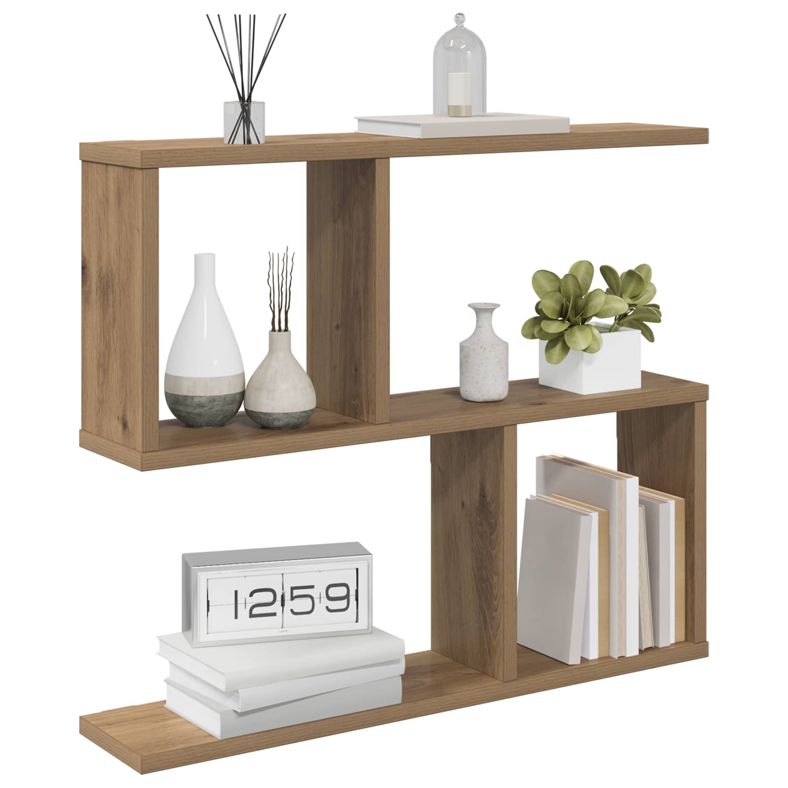 Ράφι Τοίχου Artisan Δρυς 60 x 12 x 50,5 εκ Επεξεργασμένο Ξύλο - Pakobazaar