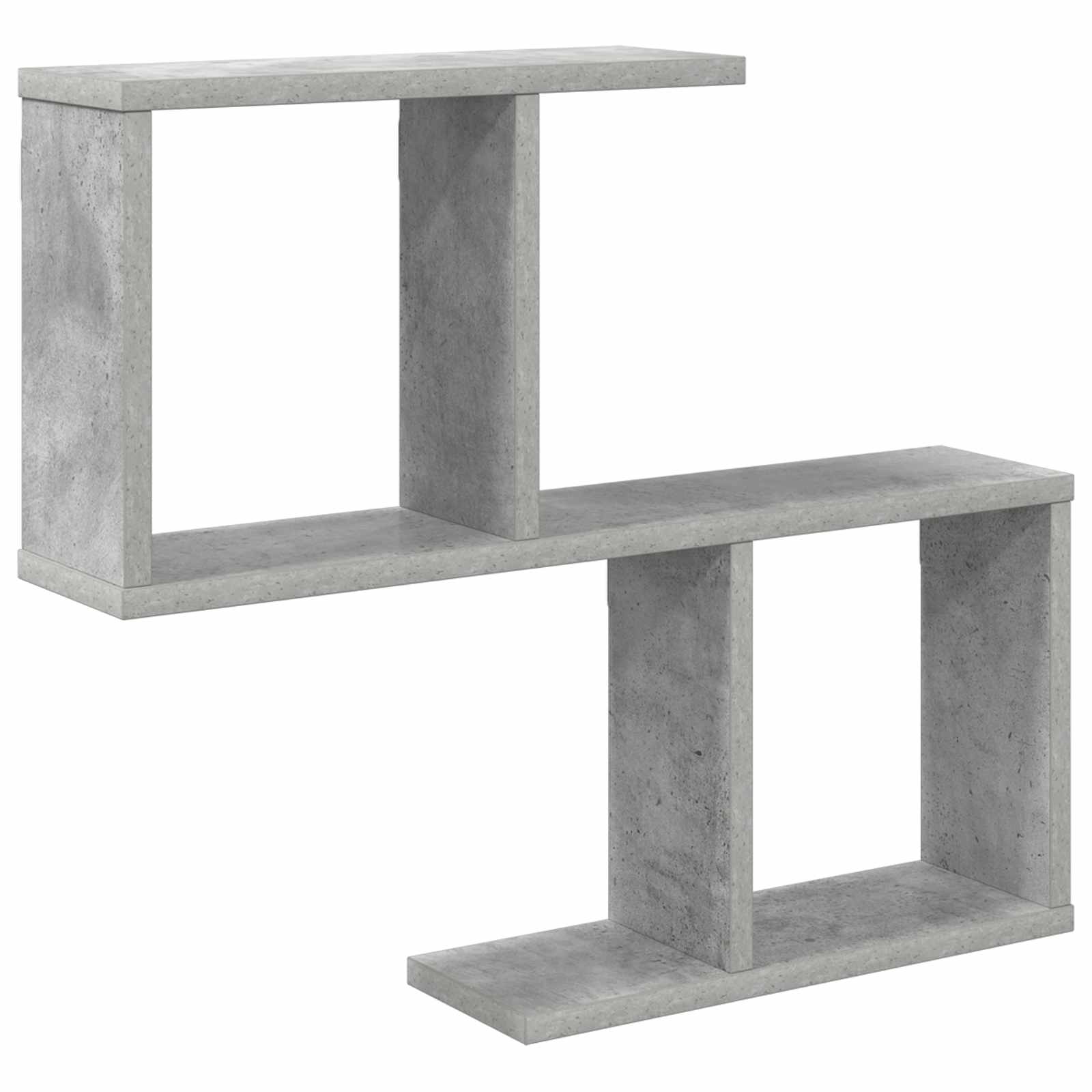 Ράφι Τοίχου Γκρι Σκυροδέματος 60 x 12 x 50,5 εκ