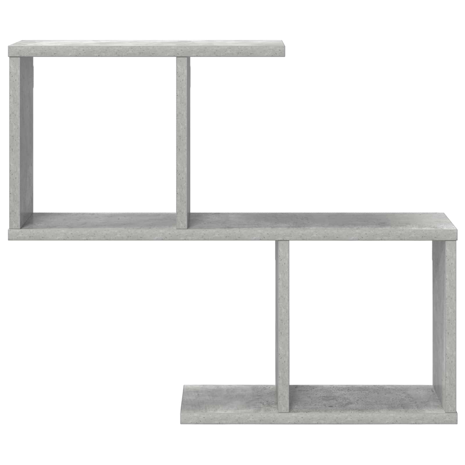 Ράφι Τοίχου Γκρι Σκυροδέματος 60 x 12 x 50,5 εκ