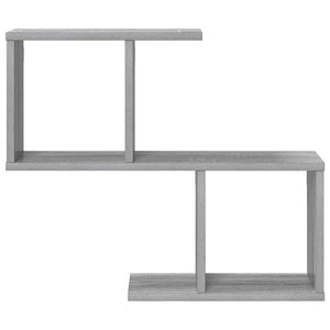 Ράφι Τοίχου Γκρι Sonoma 60 x 12 x 50,5 εκ Επεξεργασμένο Ξύλο - Pakobazaar