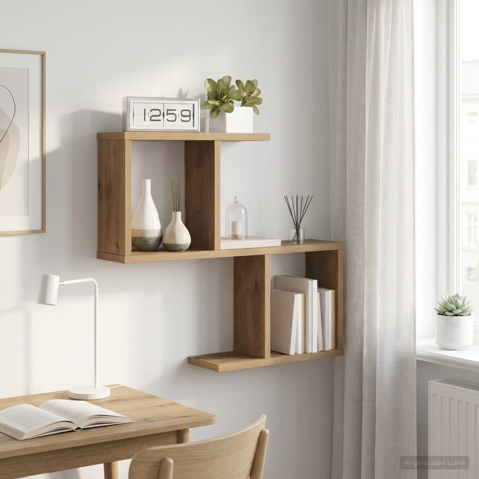 Ράφι Τοίχου Artisan Δρυς 60 x 12 x 50,5 εκ Επεξεργασμένο Ξύλο