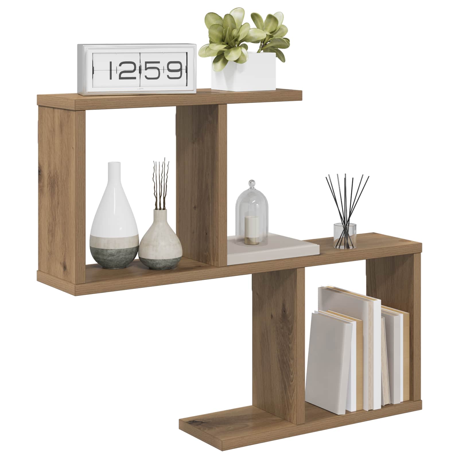 Ράφι Τοίχου Artisan Δρυς 60 x 12 x 50,5 εκ Επεξεργασμένο Ξύλο