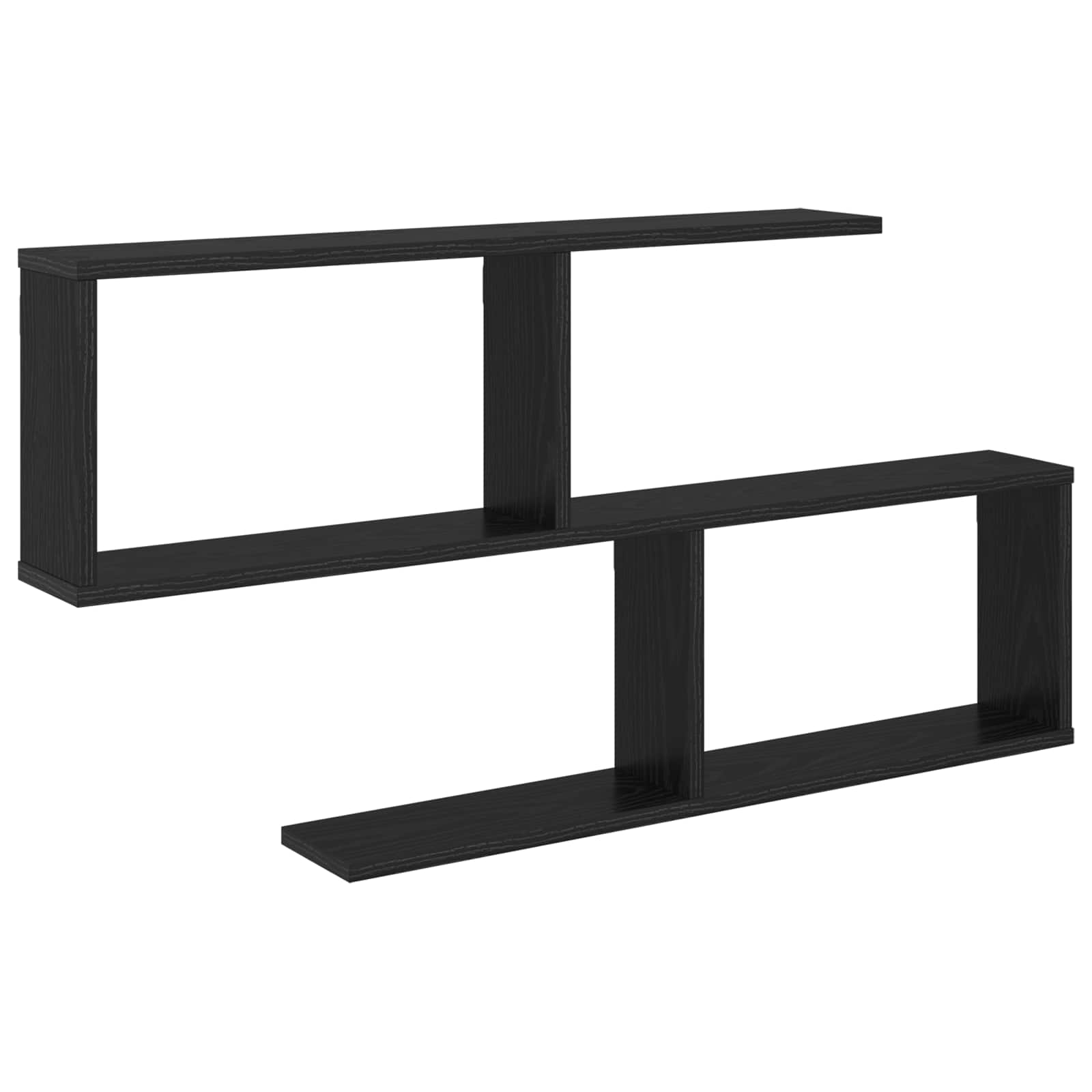 Ράφι Τοίχου Μαύρη Δρυς 100 x 12 x 50,5 εκ Επεξεργασμένο Ξύλο - Pakobazaar