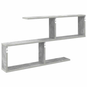 Ράφι Τοίχου Γκρι Σκυροδέματος 100 x 12 x 50,5 εκ - Pakobazaar