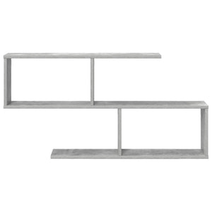 Ράφι Τοίχου Γκρι Σκυροδέματος 100 x 12 x 50,5 εκ - Pakobazaar