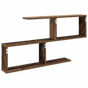 Ράφι Τοίχου Παλαιωμένο ξύλο 100 x 12 x 50,5 εκ - Pakobazaar
