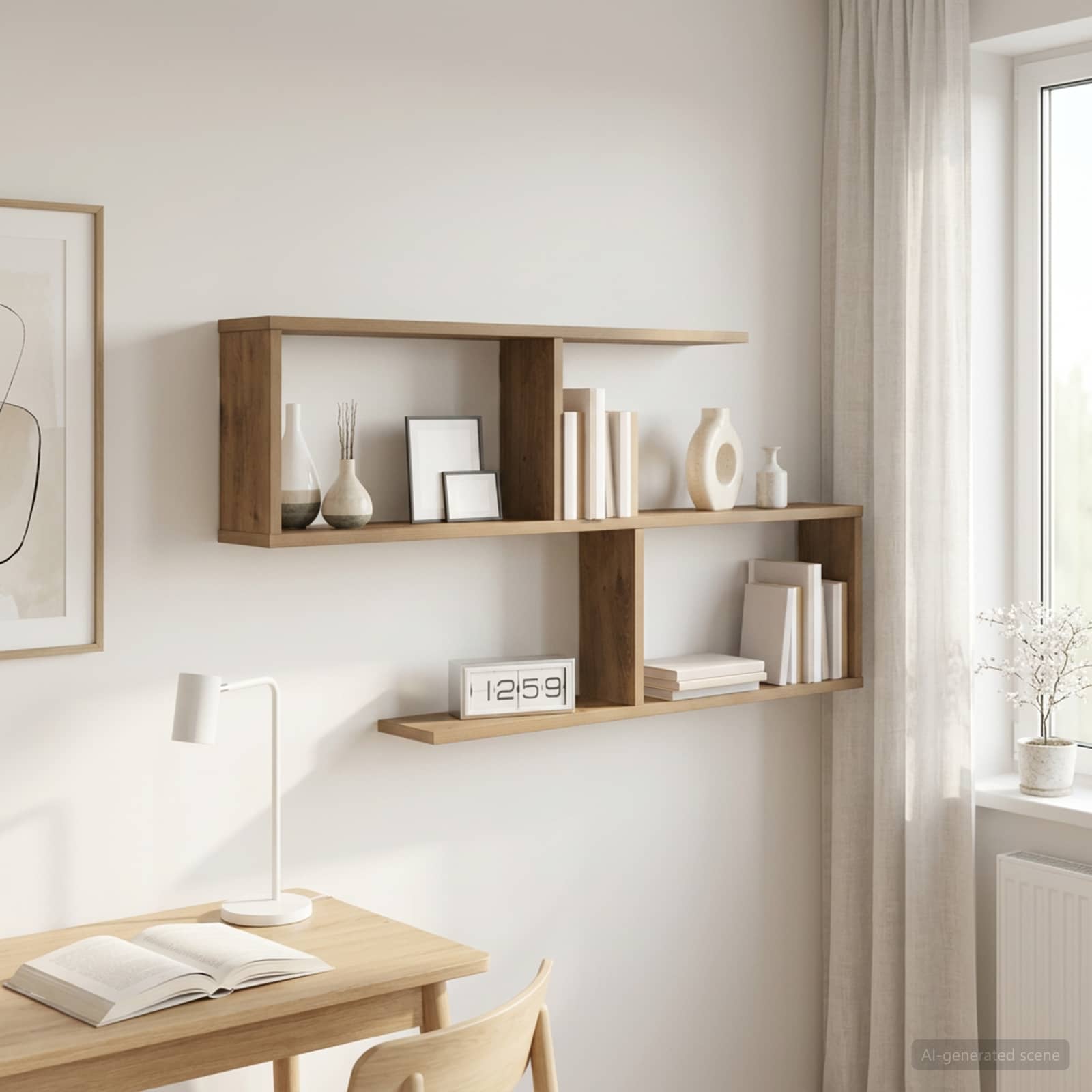 Ράφι Τοίχου Artisan Δρυς 100 x 12 x 50,5 εκ Επεξεργασμένο Ξύλο