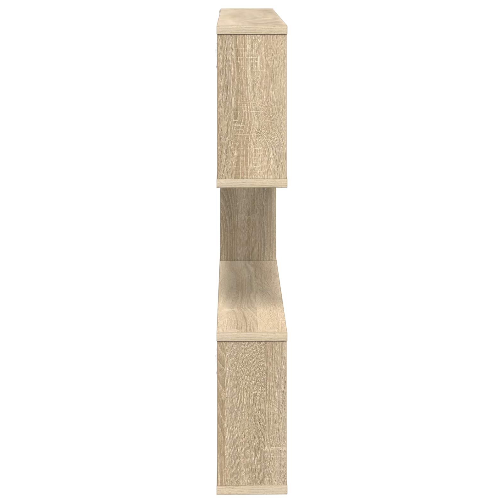 Ράφι Τοίχου Sonoma Δρυς 80 x 12 x 79,5 εκ Επεξεργασμένο Ξύλο