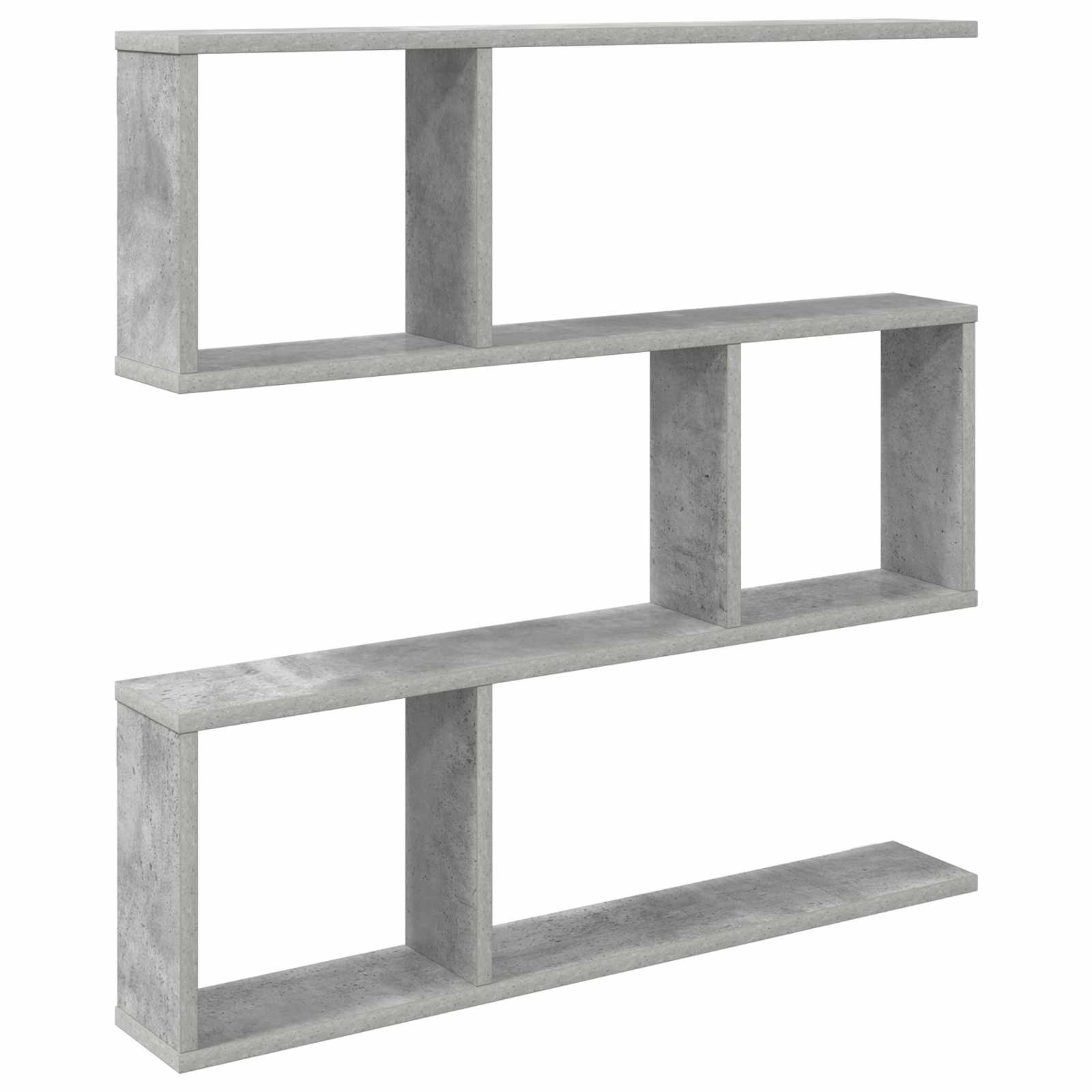 Ράφι Τοίχου Γκρι Σκυροδέματος 80 x 12 x 79,5 εκ