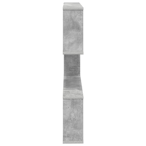 Ράφι Τοίχου Γκρι Σκυροδέματος 80 x 12 x 79,5 εκ - Pakobazaar
