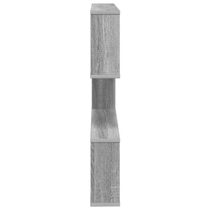 Ράφι Τοίχου Γκρι Sonoma 80 x 12 x 79,5 εκ Επεξεργασμένο Ξύλο - Pakobazaar