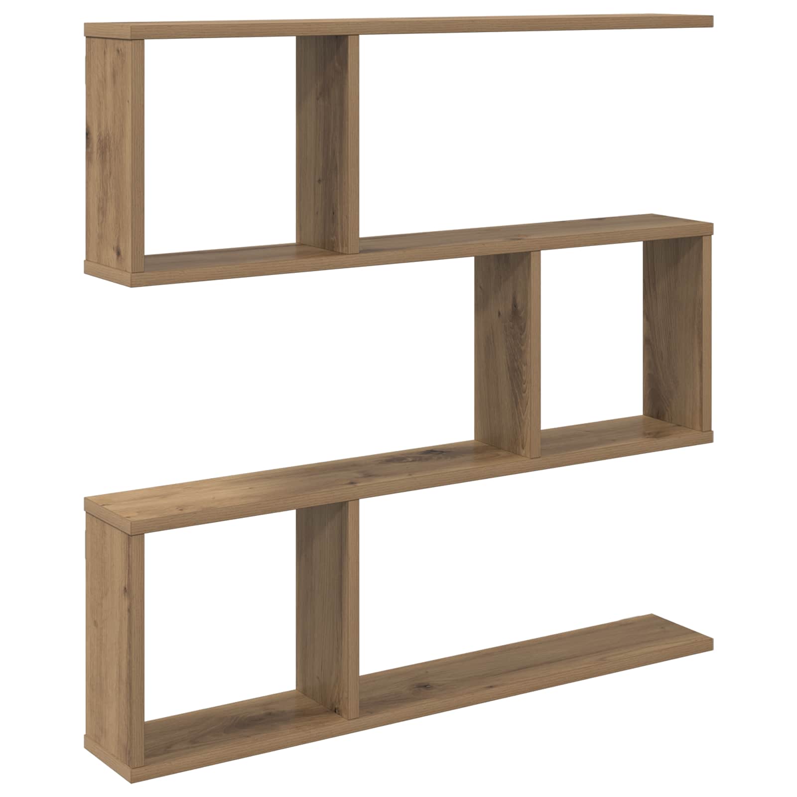 Ράφι Τοίχου Artisan Δρυς 80 x 12 x 79,5 εκ Επεξεργασμένο Ξύλο
