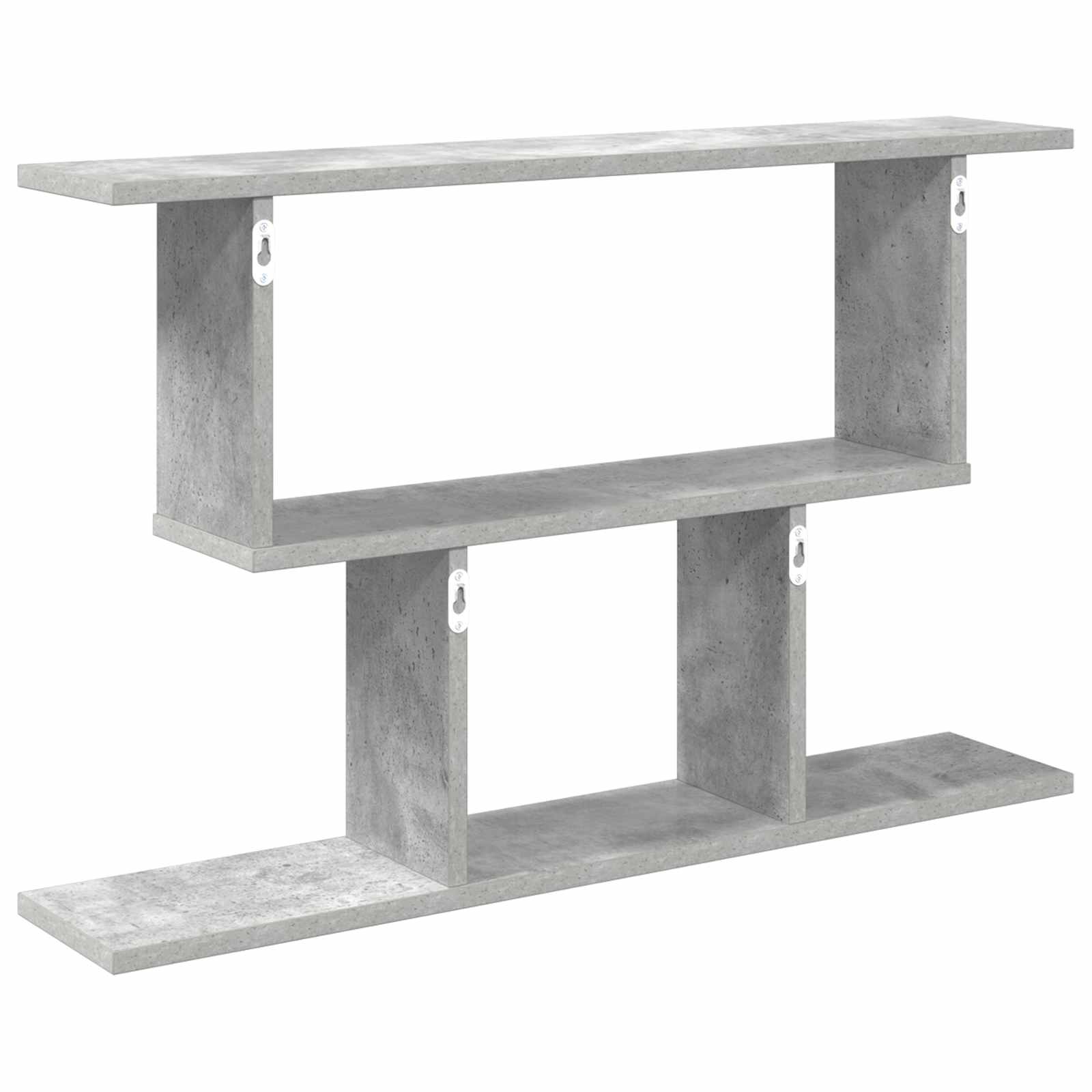 Ράφι Τοίχου Γκρι Σκυροδέματος 80 x 15 x 50,5 εκ - Pakobazaar