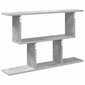 Ράφι Τοίχου Γκρι Σκυροδέματος 80 x 15 x 50,5 εκ - Pakobazaar