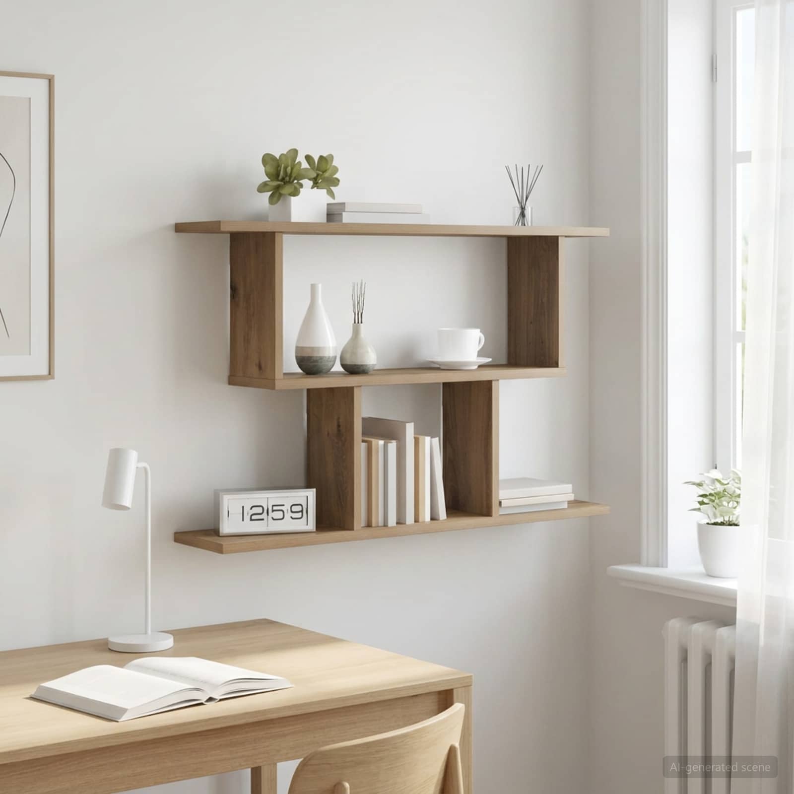 Ράφι Τοίχου Artisan Δρυς 80 x 15 x 50,5 εκ Επεξεργασμένο Ξύλο