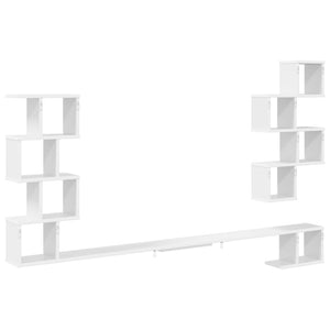 Ράφι Τηλεόρασης Τοίχου Λευκό 160 x 15 x 94 εκ - Pakobazaar