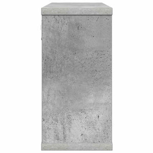 Κρεμαστά ράφια Γκρι Σκυροδέματος 80 x 15 x 30 εκ - Pakobazaar