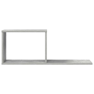 Κρεμαστά ράφια 2 pcs Γκρι Σκυροδέματος 80 x 15 x 30 εκ - Pakobazaar