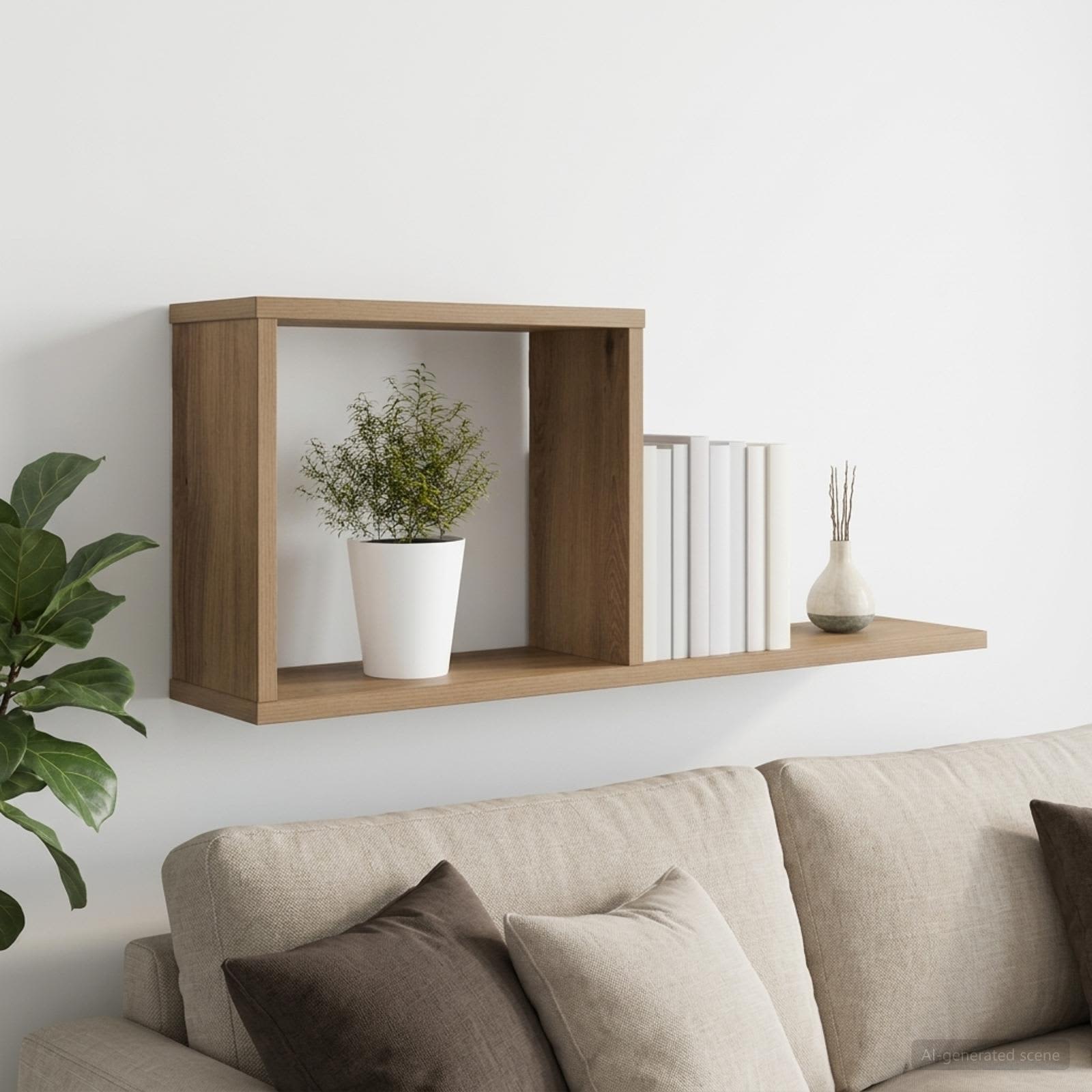 Κρεμαστά ράφια Artisan Δρυς 80 x 15 x 30 εκ Επεξεργασμένο Ξύλο