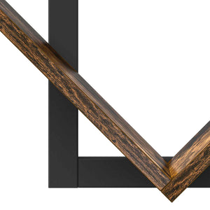 Ράφι Τοίχου 2 pcs Καπνισμένο Ξύλο Δρυός 43 x 15 x 47 εκ - Pakobazaar