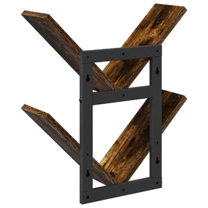 Ράφι Τοίχου 2 pcs Καπνισμένο Ξύλο Δρυός 43 x 15 x 47 εκ - Pakobazaar